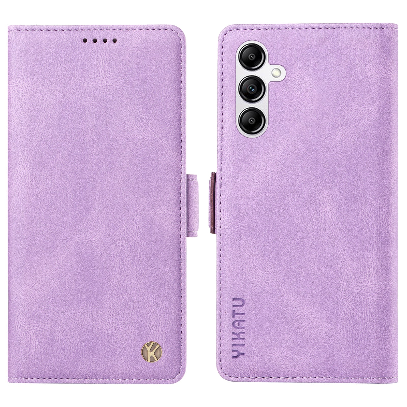 YIKATU YK-005 til Samsung Galaxy A14 5G mobiltelefoncover PU læder pungholder med skin-touch telefoncover YIKATU YK-005 til Samsung Galaxy A14 5G mobiltelefoncover PU læder pungholder med skin-touch telefoncover